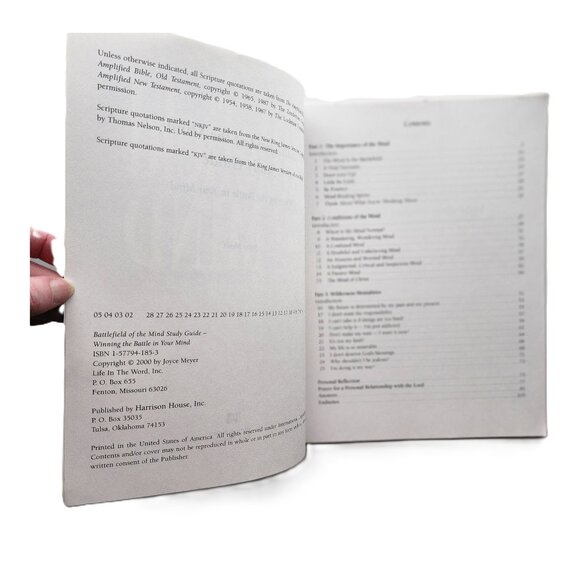 Battlefield of the Mind: Winning the Battle in Your Mind / Study Guide by Meyer - Picture 9 of 12